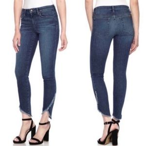 Joe's Jeans ICON Jeans Mid Rise Skinny Ankle Nurie Flaw-
less Raw Hem
